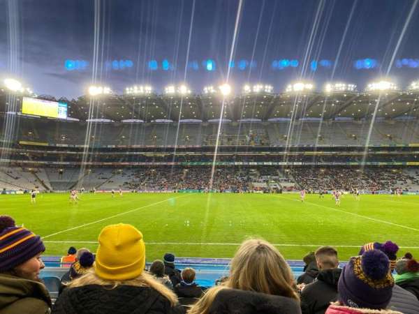 Croke Park, block: 307, row: L, seat: 10
