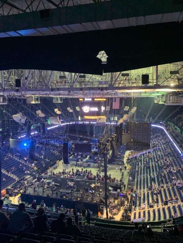 First Horizon Coliseum, block: 203, row: Z, seat: 8