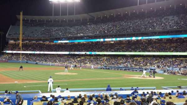 Dodger Stadium, block: FD25, row: O, seat: 1