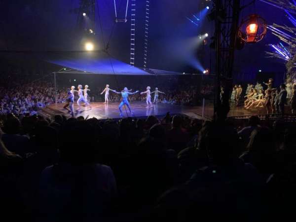 Cirque du Soleil Big Tent, block: 206, row: K, seat: 4