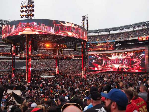 MetLife Stadium, block: 115A, row: 21, seat: 1