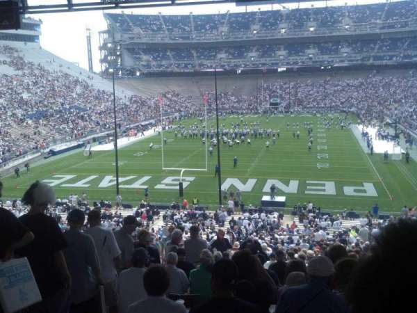 Beaver Stadium, block: NE, row: 59, seat: 9