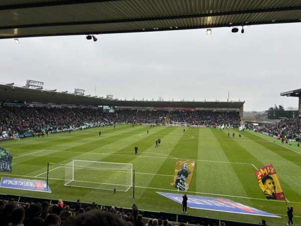 Home Park, block: 2, row: W, seat: 51