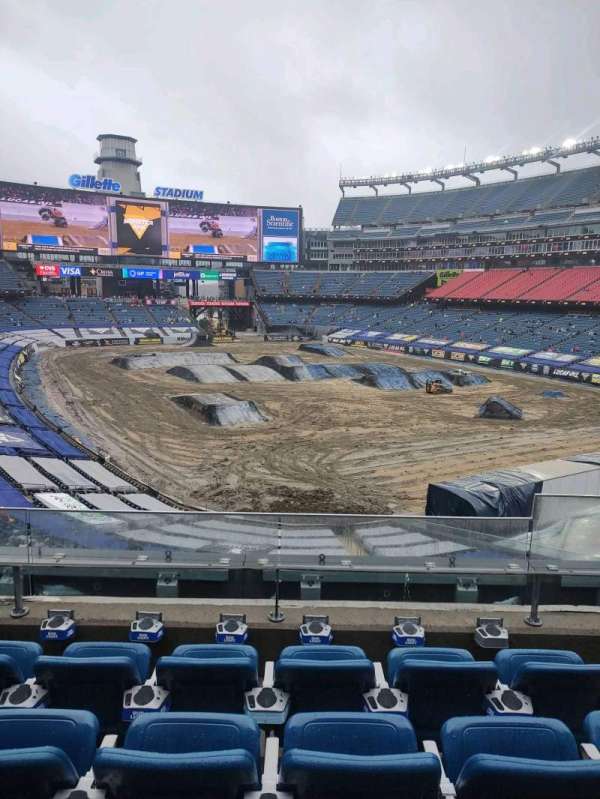 Gillette Stadium, block: 224, row: 4, seat: 3