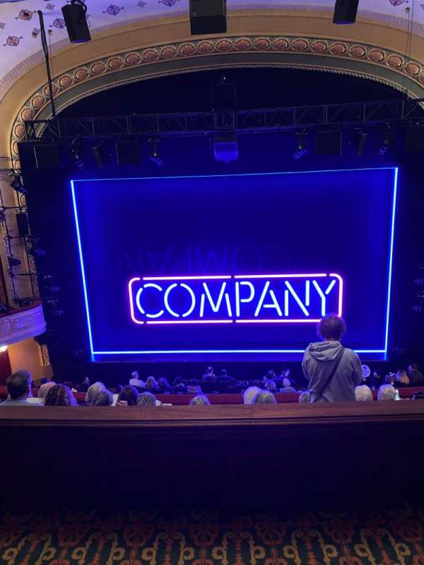 Bernard B. Jacobs Theatre, block: Mezzanine C, row: E, seat: 105