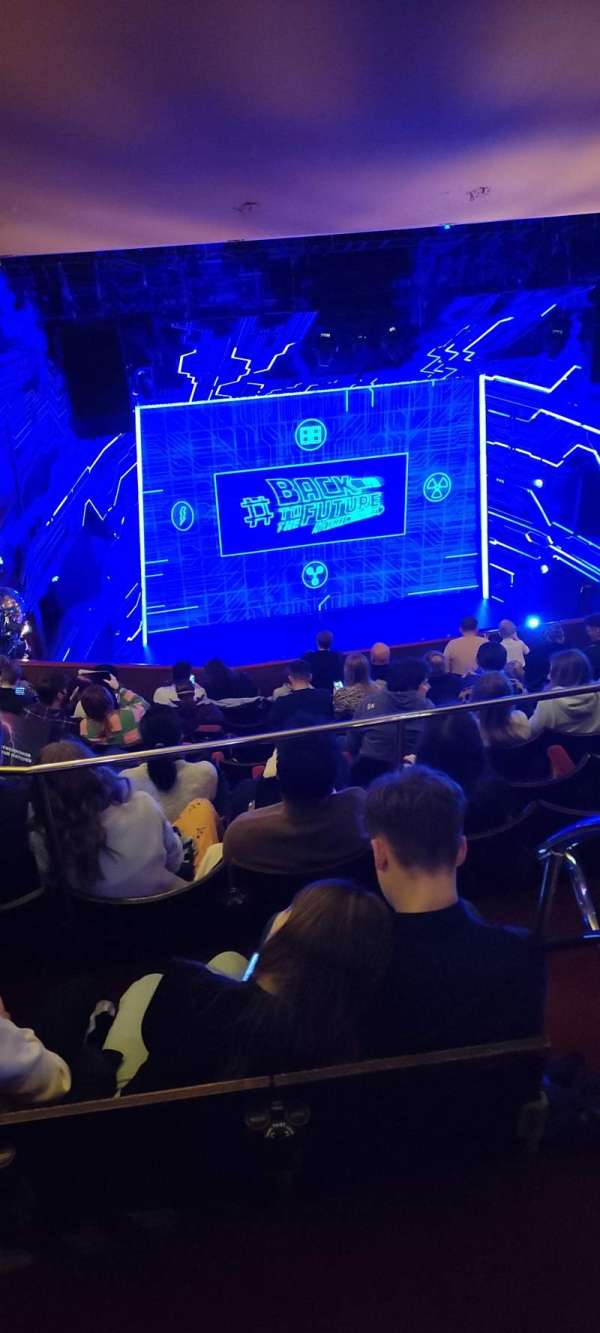 Adelphi Theatre, block: Upper circle, row: L, seat: 28