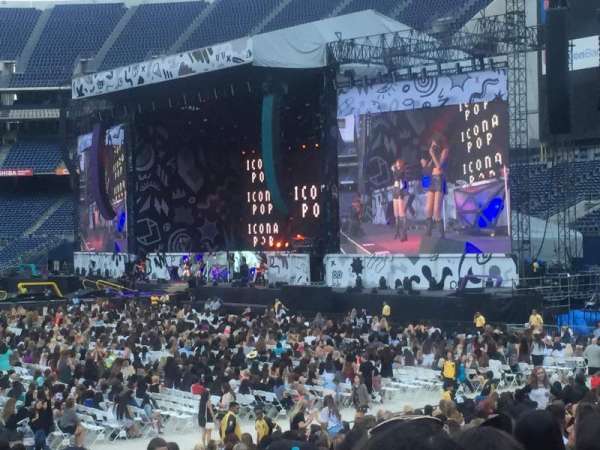 San Diego Stadium, block: 127, row: 28, seat: 10