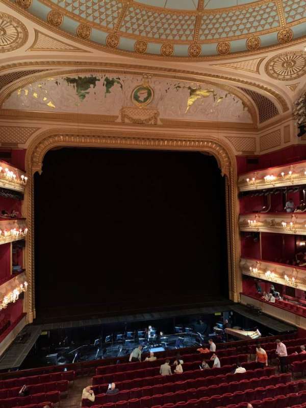 Royal Opera House, block: Balcony, row: A, seat: 33