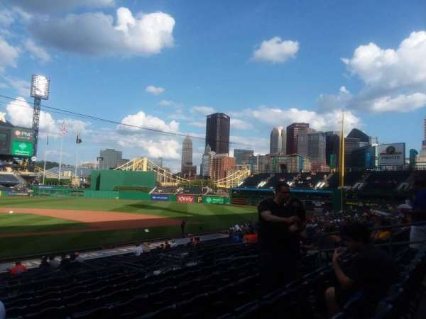 PNC Park, block: 113, row: J, seat: 16