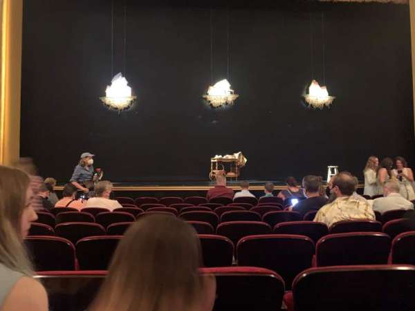 St. James Theatre, block: Orchestra C, row: H, seat: 110