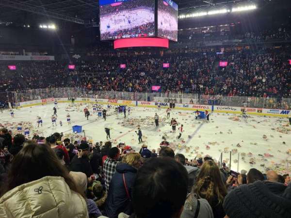 Place Bell, block: 116, row: S, seat: 9