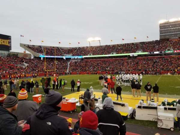 Jack Trice Stadium, block: 32, row: 6, seat: 13