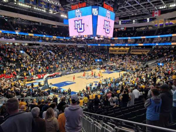 Fiserv Forum, block: 109, row: 23, seat: 2