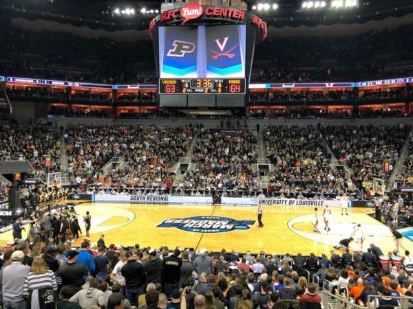 KFC Yum! Center, block: 116, row: U, seat: 4