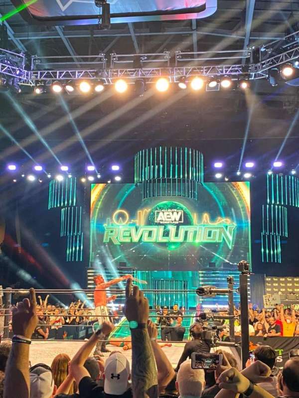 Addition Financial Arena, block: FL8, row: A, seat: 3