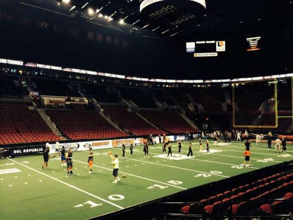 Moda Center, block: 114, row: H, seat: 10