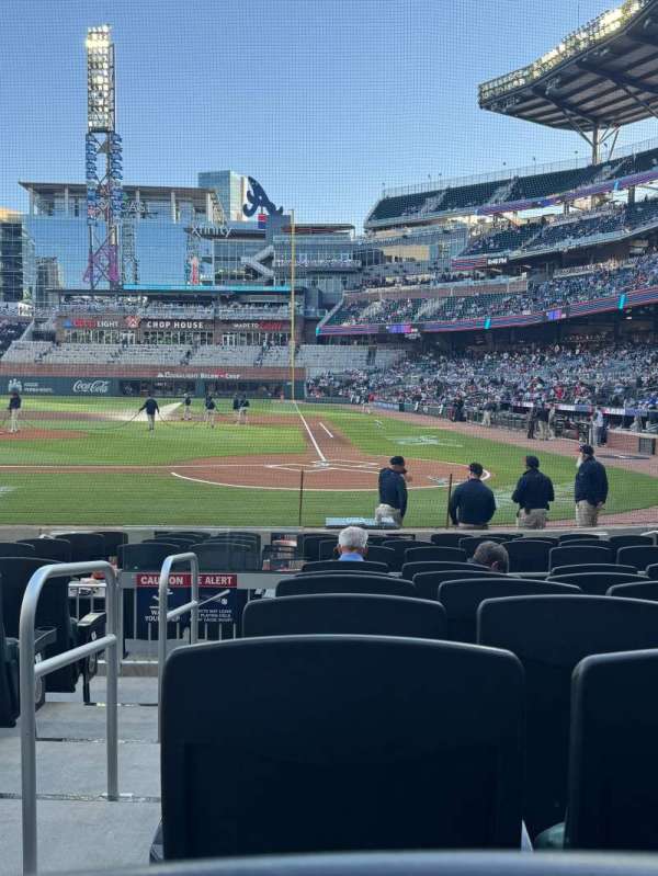 Truist Park, block: 28, row: 10, seat: 9