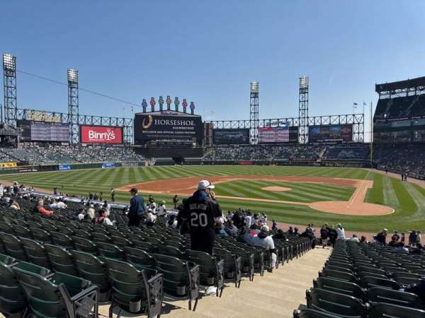 Rate Field, block: 135, row: 28, seat: 13