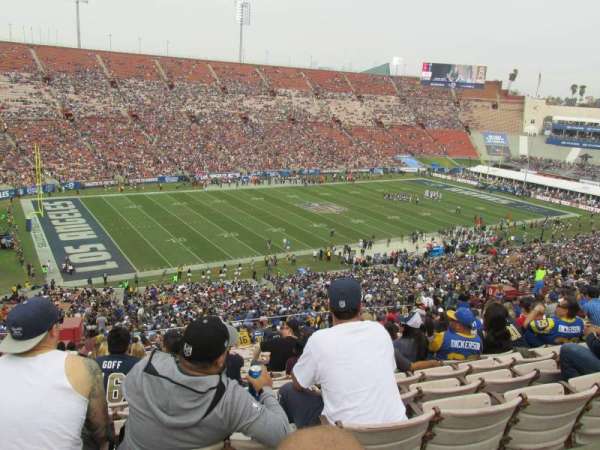 Los Angeles Memorial Coliseum, block: 10H, row: 70, seat: 103