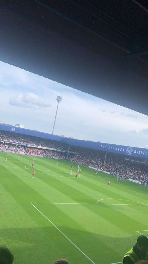 Loftus Road, block: Y2, row: H, seat: 205
