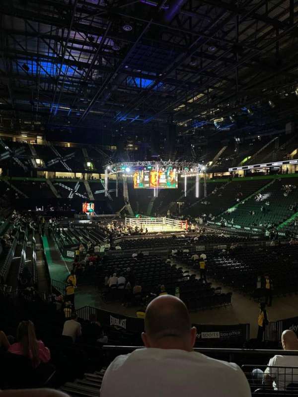 AO Arena, block: 107, row: N, seat: 2