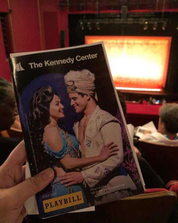 The Kennedy Center Opera House, block: Tier 1 C, row: D, seat: 204