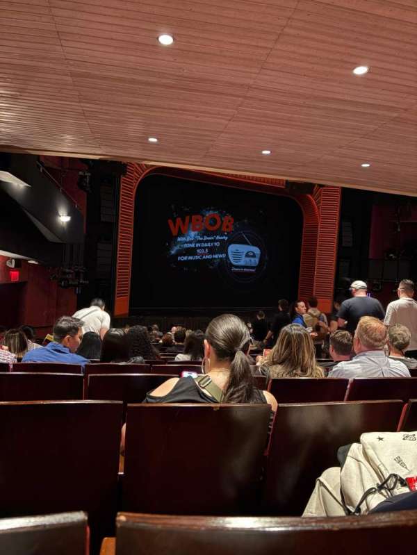 Marquis Theatre, block: Orchestra L, row: V, seat: 15