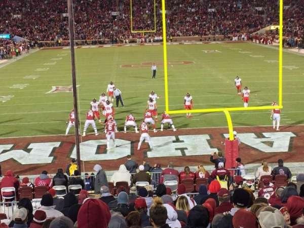Gaylord Memorial Stadium, block: 44, row: B, seat: 20