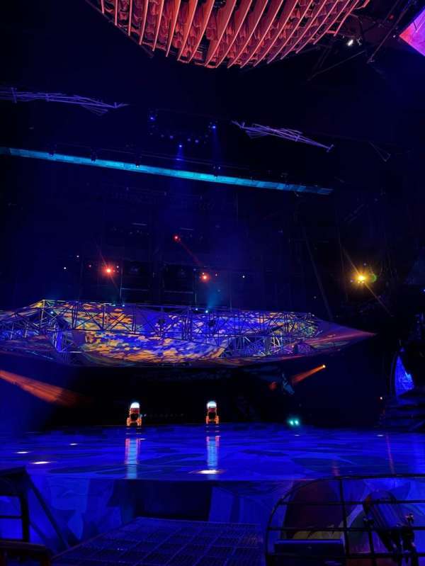 Mystère Theatre at Treasure Island, block: 103, row: B, seat: 1