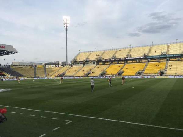 Historic Crew Stadium, block: 124, row: 4, seat: 7