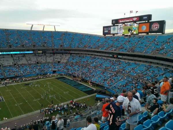 Bank of America Stadium, block: 515, row: 13, seat: 15