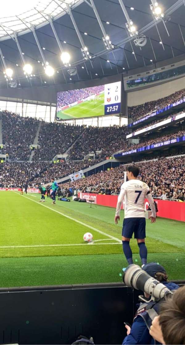 Tottenham Hotspur Stadium, block: 110, row: 2, seat: 306