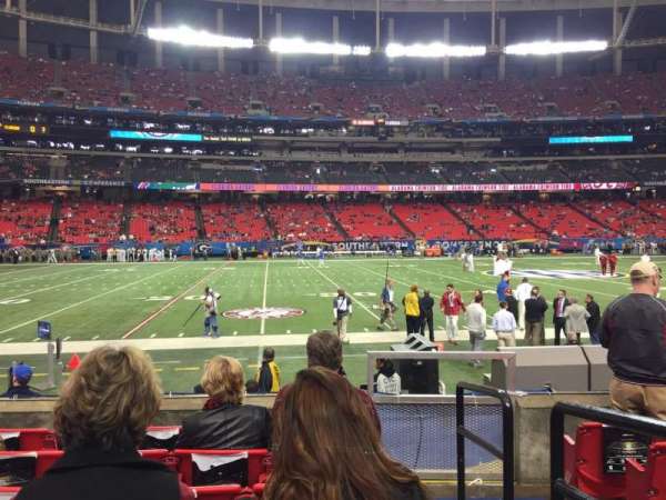 Georgia Dome, block: 138, row: 6, seat: 19