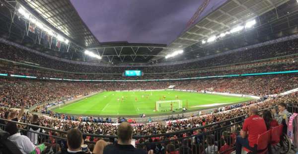 Wembley Stadium, block: 112, row: 31, seat: 27
