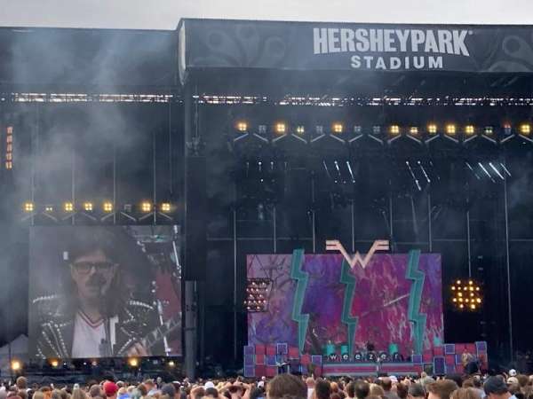 Hershey Park Stadium, block: G, row: 9, seat: 10