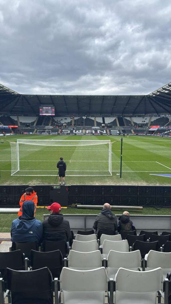 Swansea.com Stadium, block: South Lower 3, row: I, seat: 93