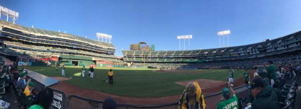 Oakland Coliseum, block: 127, row: 3, seat: 11