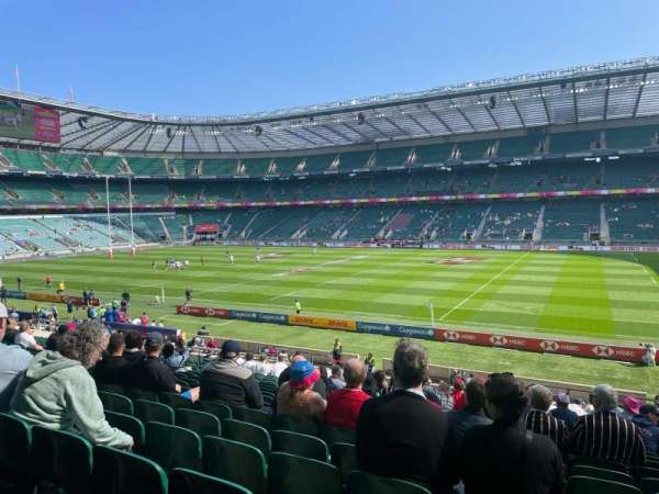 Twickenham Stadium, block: L3, row: 35, seat: 168