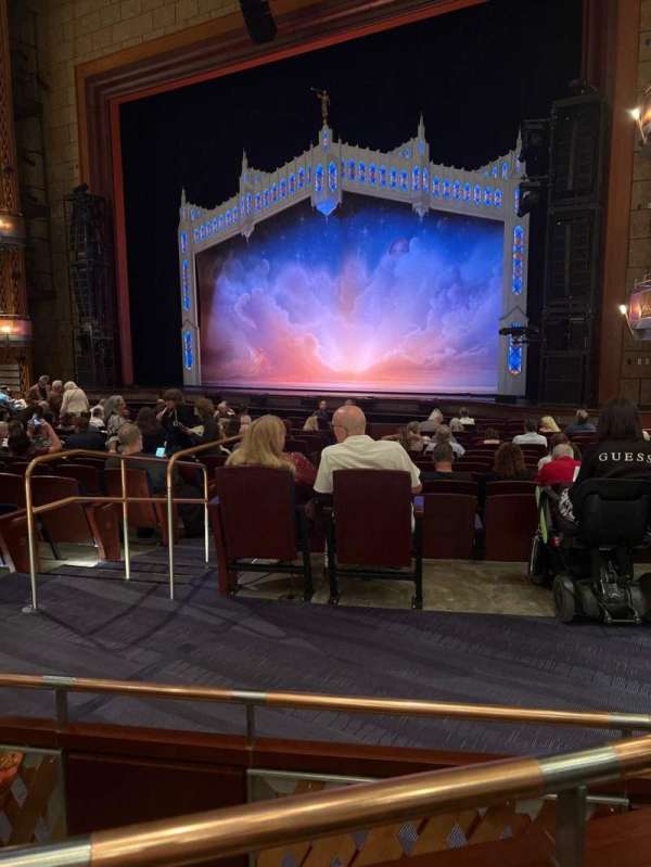 Walt Disney Theatre - Dr. Phillips Center, block: Upper Orchestra R, row: Q, seat: 12