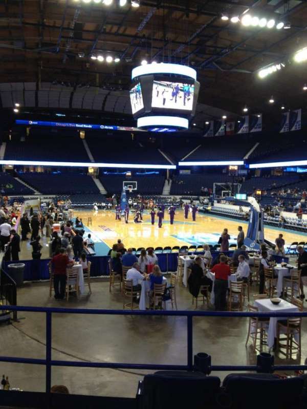 Allstate Arena, block: 107, row: H, seat: 17
