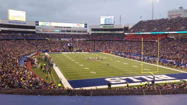Highmark Stadium, block: 202, row: 3, seat: 10