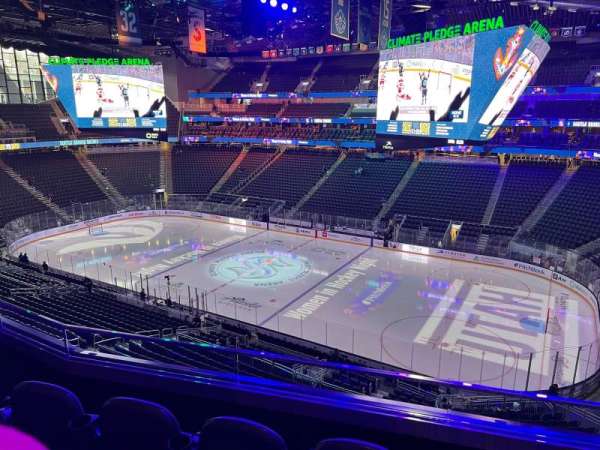Climate Pledge Arena, block: 112, row: C, seat: 18