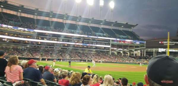 Progressive Field, block: 130, row: L, seat: 10