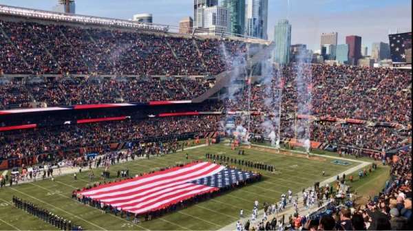 Soldier Field, block: 314, row: 16, seat: 1