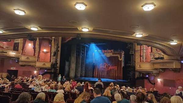Edinburgh Festival Theatre, block: Stalls, row: S, seat: 8