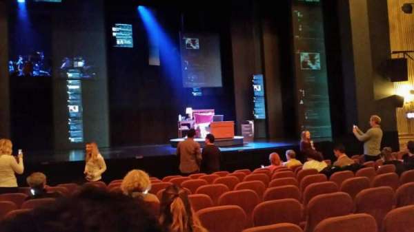 Music Box Theatre, block: Orchestra C, row: K, seat: 112