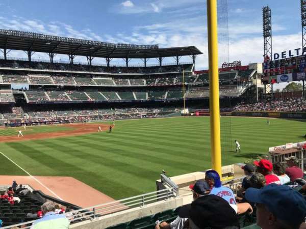 Truist Park, block: 107, row: 6, seat: 2