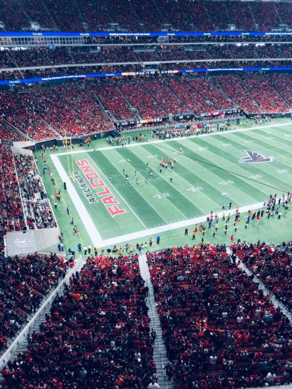 Mercedes-Benz Stadium, block: 317, row: 1, seat: 12