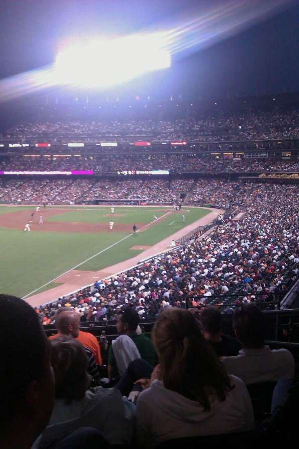Oracle Park, block: 233, row: f, seat: 3