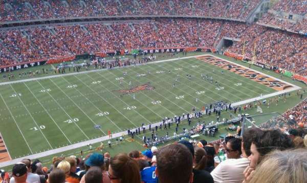 Paycor Stadium, block: 344, row: 14, seat: 1